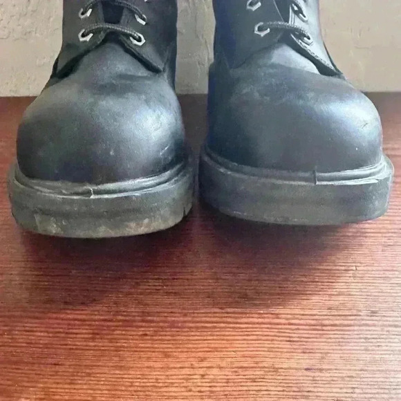 Timberland PRO Sawhorse 6" Composite Safety Toe Black Mens Sz 10 Black Leather - Picture 6 of 12